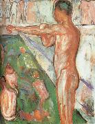 Edvard Munch Bather oil painting
